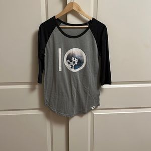 Ten Tree Baseball Tee Grey Medium